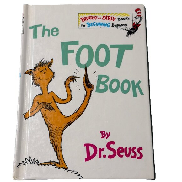Dr. Seuss Other - VTG Dr Seuss Book 1968 The Foot Book Random House New York Hard Cover
